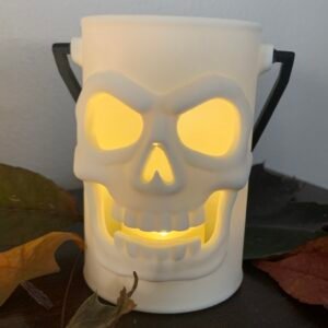 Halloween Votive Holder - Skull Lantern